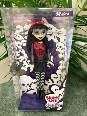 2003 Bleeding Edge Goths Collectible Doll - Black & Red